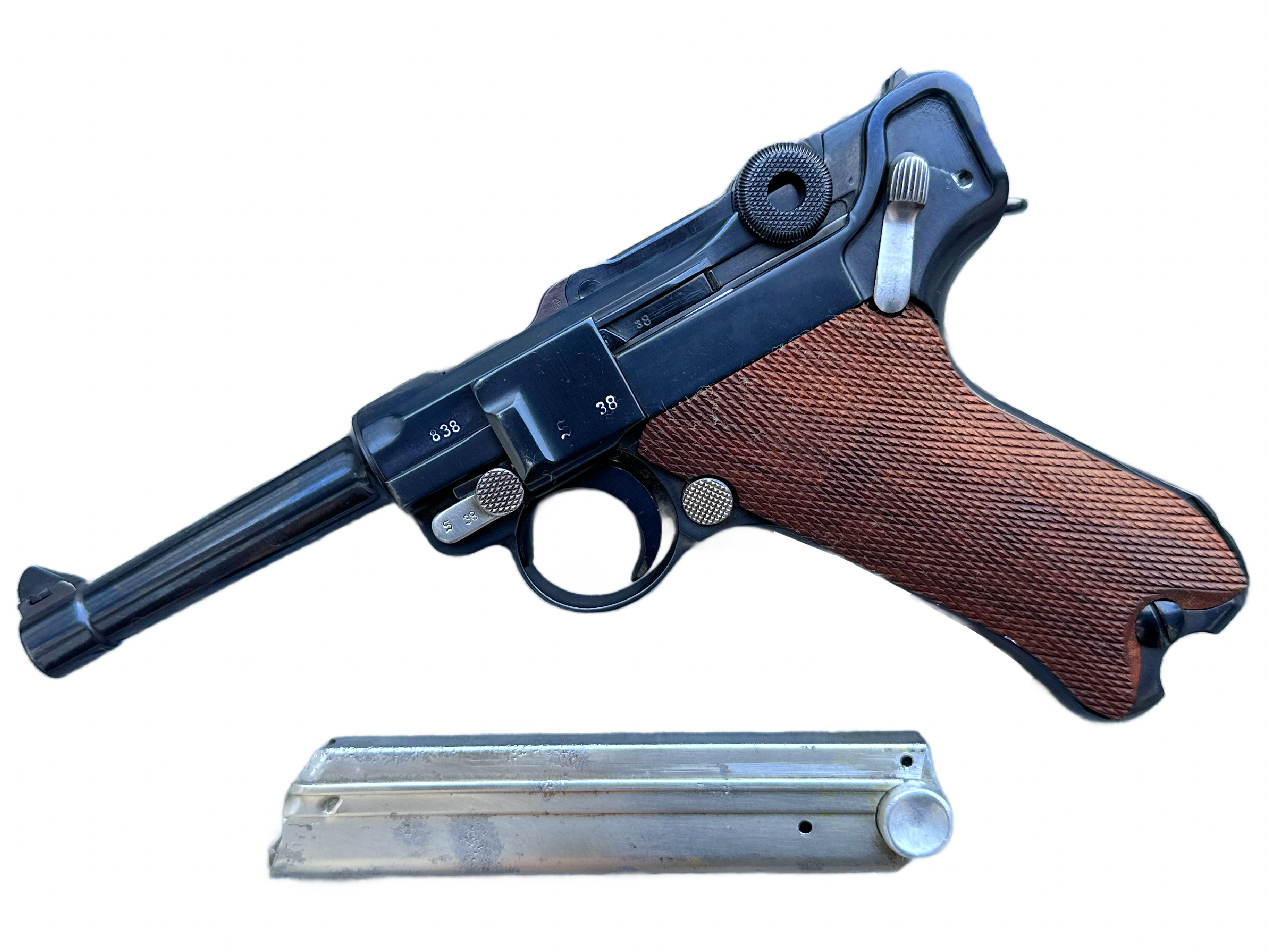 WWII Authentic German 1934 P.08 S-42 K Date Luger Pistol | WW2