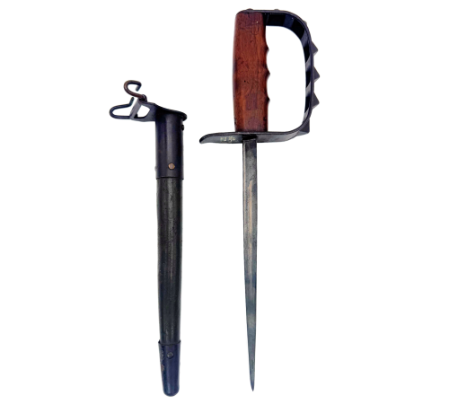 WW1 WWI 1917 LF & C Trench Knife Jewell 1918 Scabbard for sale 