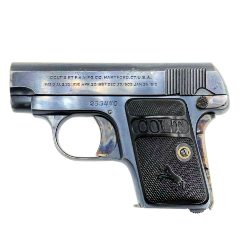 Commercial Colt Model 1908 Hammerless Vest Pocket Pistol .25 Year Made: 1920