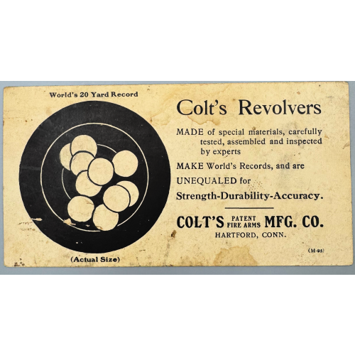 Commercial Colt Model 1908 Hammerless Vest Pocket Pistol .25 Year Made: 1920