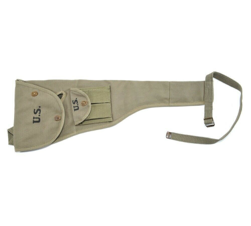 WWII Canvas Jump case for the  M1A1 Paratrooper Carbine Expertly Handcrafted Replica