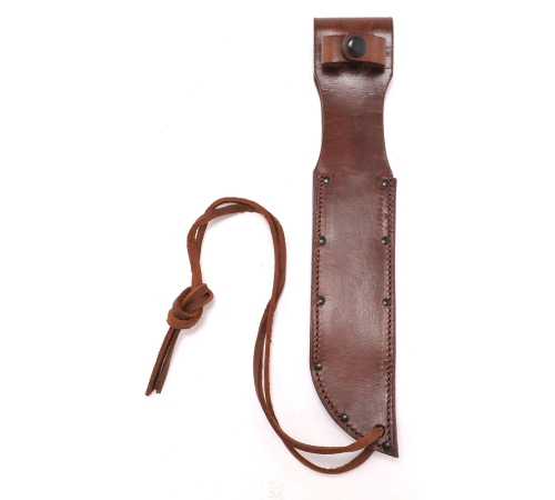 WW2 Brown Leather Sheath for US Navy Mark 2 MK 2 or Ka-Bar Knife REPRODUCTION 