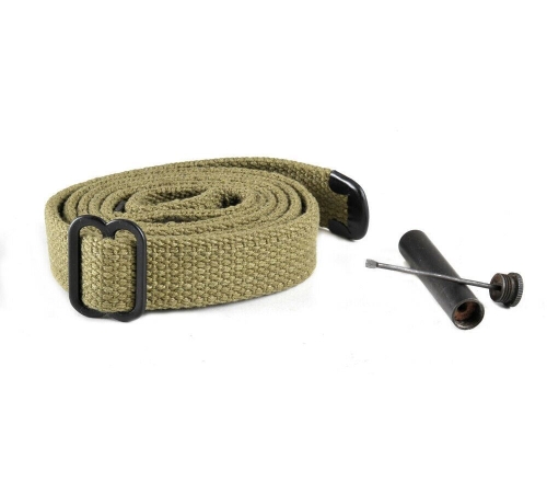 Buy WW2 US .30 M1 Carbine Sling and Oiler Light OD Green Reproduction 